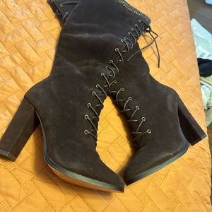 Shoe Dazzle Porsha Heeled Boots